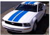 2005-09 Mustang Lemans Racing Stripes - High or No Wing - Convertible